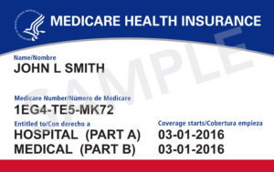 medicare id card sample