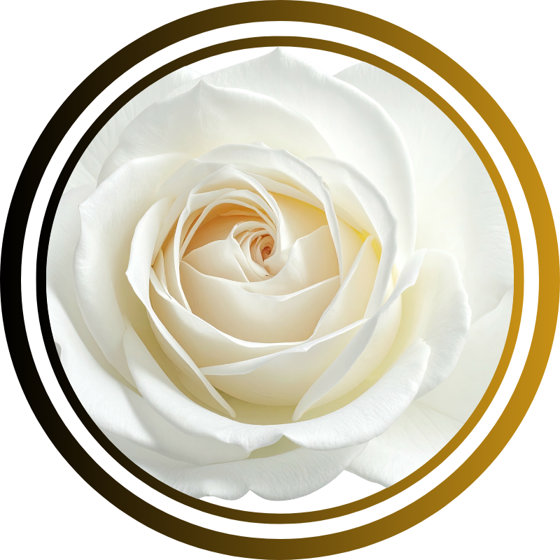 rose white